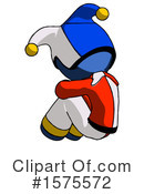 Blue Design Mascot Clipart #1575572 by Leo Blanchette