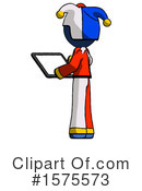 Blue Design Mascot Clipart #1575573 by Leo Blanchette
