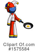 Blue Design Mascot Clipart #1575584 by Leo Blanchette