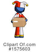 Blue Design Mascot Clipart #1575603 by Leo Blanchette