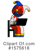 Blue Design Mascot Clipart #1575618 by Leo Blanchette
