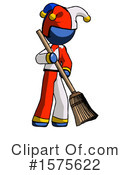 Blue Design Mascot Clipart #1575622 by Leo Blanchette