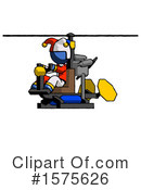 Blue Design Mascot Clipart #1575626 by Leo Blanchette