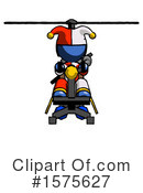 Blue Design Mascot Clipart #1575627 by Leo Blanchette
