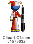 Blue Design Mascot Clipart #1575632 by Leo Blanchette