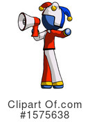 Blue Design Mascot Clipart #1575638 by Leo Blanchette