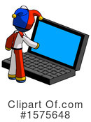 Blue Design Mascot Clipart #1575648 by Leo Blanchette