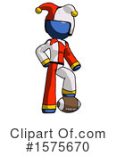 Blue Design Mascot Clipart #1575670 by Leo Blanchette