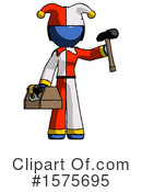 Blue Design Mascot Clipart #1575695 by Leo Blanchette
