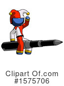 Blue Design Mascot Clipart #1575706 by Leo Blanchette