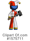 Blue Design Mascot Clipart #1575711 by Leo Blanchette