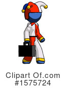 Blue Design Mascot Clipart #1575724 by Leo Blanchette