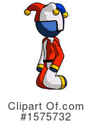 Blue Design Mascot Clipart #1575732 by Leo Blanchette