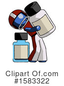 Blue Design Mascot Clipart #1583322 by Leo Blanchette