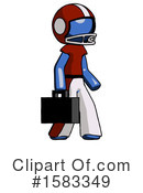 Blue Design Mascot Clipart #1583349 by Leo Blanchette