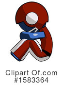 Blue Design Mascot Clipart #1583364 by Leo Blanchette