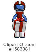 Blue Design Mascot Clipart #1583381 by Leo Blanchette