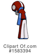 Blue Design Mascot Clipart #1583394 by Leo Blanchette
