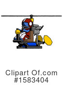 Blue Design Mascot Clipart #1583404 by Leo Blanchette