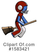 Blue Design Mascot Clipart #1583421 by Leo Blanchette