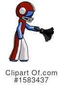 Blue Design Mascot Clipart #1583437 by Leo Blanchette