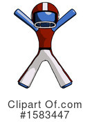 Blue Design Mascot Clipart #1583447 by Leo Blanchette
