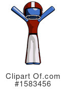 Blue Design Mascot Clipart #1583456 by Leo Blanchette