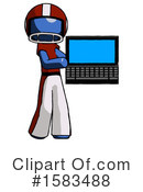 Blue Design Mascot Clipart #1583488 by Leo Blanchette