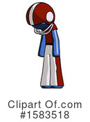 Blue Design Mascot Clipart #1583518 by Leo Blanchette