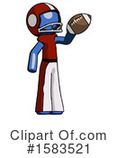 Blue Design Mascot Clipart #1583521 by Leo Blanchette