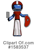 Blue Design Mascot Clipart #1583537 by Leo Blanchette