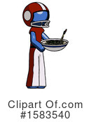 Blue Design Mascot Clipart #1583540 by Leo Blanchette
