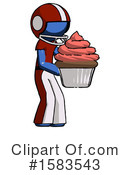 Blue Design Mascot Clipart #1583543 by Leo Blanchette