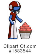 Blue Design Mascot Clipart #1583544 by Leo Blanchette