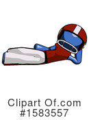 Blue Design Mascot Clipart #1583557 by Leo Blanchette