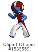 Blue Design Mascot Clipart #1583559 by Leo Blanchette