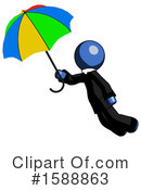 Blue Design Mascot Clipart #1588863 by Leo Blanchette