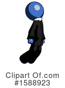 Blue Design Mascot Clipart #1588923 by Leo Blanchette