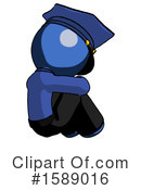 Blue Design Mascot Clipart #1589016 by Leo Blanchette