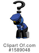 Blue Design Mascot Clipart #1589048 by Leo Blanchette