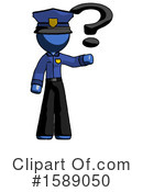 Blue Design Mascot Clipart #1589050 by Leo Blanchette
