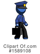Blue Design Mascot Clipart #1589108 by Leo Blanchette