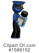 Blue Design Mascot Clipart #1589152 by Leo Blanchette