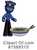Blue Design Mascot Clipart #1589310 by Leo Blanchette