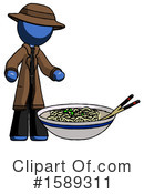 Blue Design Mascot Clipart #1589311 by Leo Blanchette
