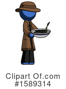 Blue Design Mascot Clipart #1589314 by Leo Blanchette