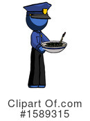 Blue Design Mascot Clipart #1589315 by Leo Blanchette