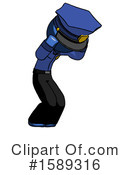 Blue Design Mascot Clipart #1589316 by Leo Blanchette