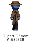 Blue Design Mascot Clipart #1589336 by Leo Blanchette