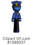 Blue Design Mascot Clipart #1589337 by Leo Blanchette